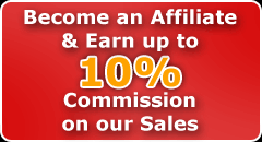 Earn up to 10% Commission on our Sales