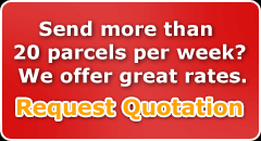Send more than 20 parcels per week ? We offer great rates.